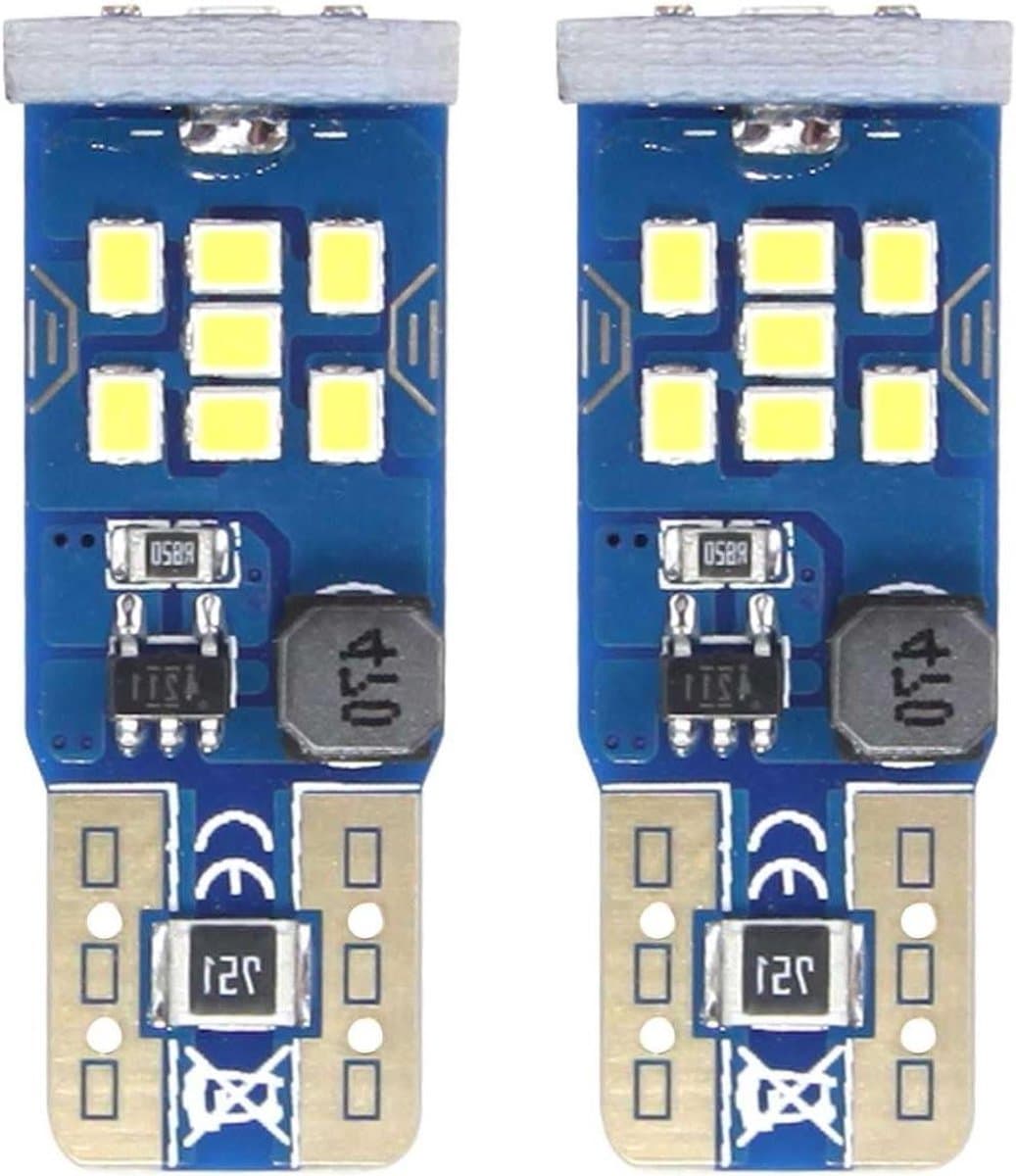 LED Lampen - Interieurverlichting - Voertuig Verlichting - CANBUS Storingsvrij - T10 W5W - Wit