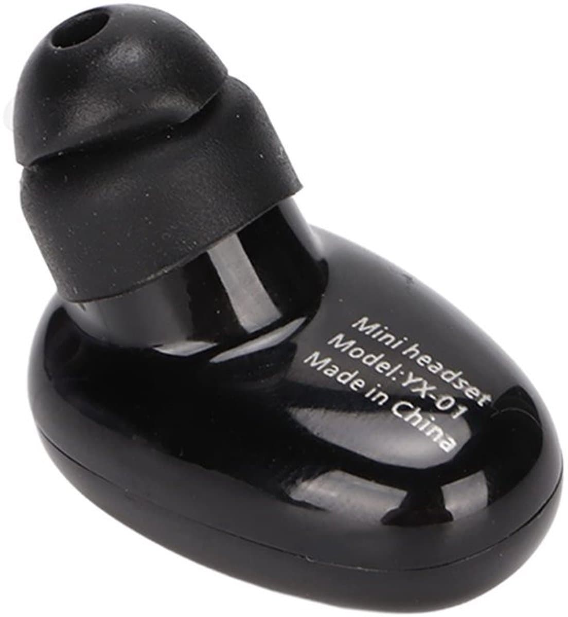 - Bluetooth-headset - Draadloze Sport-oordopjes - 8 Uur Spreektijd - Zwart - HD-microfoon - Geschikt voor Auto en Telefoons