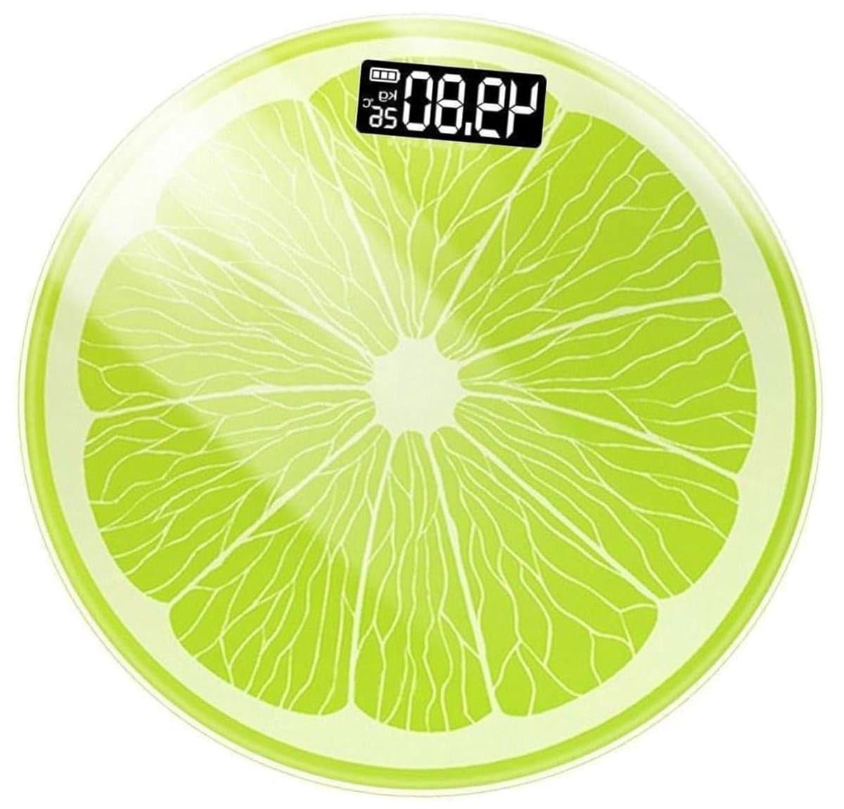 Digitale Weegschaal - Precisie Weegbrug - Gezondheid Monitoren - Temperatuur Weergave - Tot 180 kg - Groen
