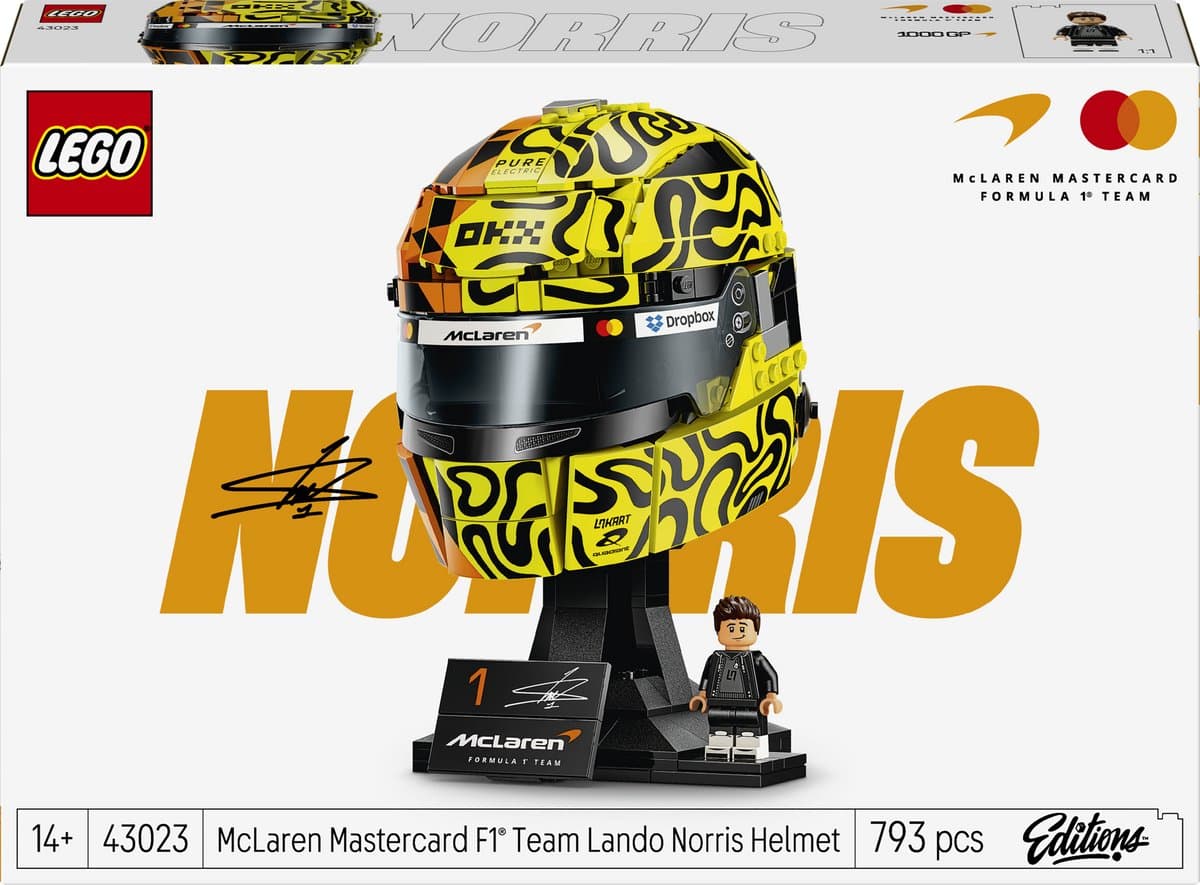 LEGO Editions McLaren Mastercard F1 Team helm van Lando Norris 43023