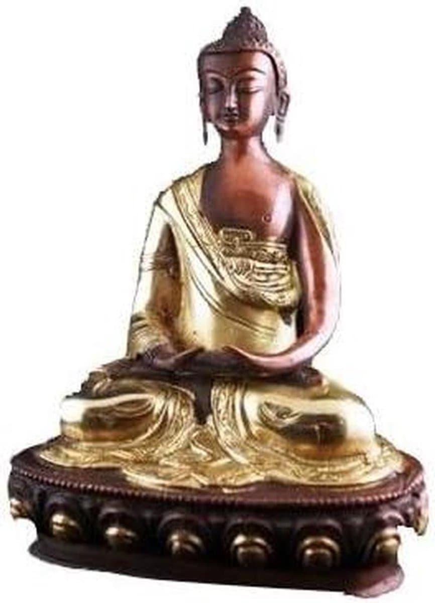 Boeddha Amitabha-beeld tweekleurig - 1500 G; 20 Cm
