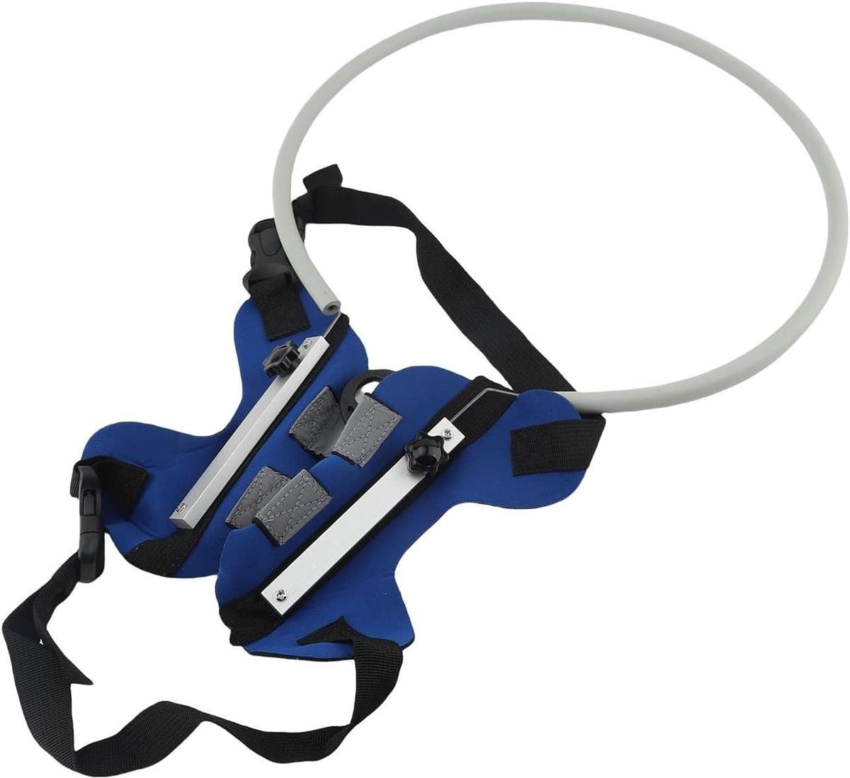 Blind Hondentuig - Geleidingsharnas Huisdier - Veilig Wandelen - Anti-botsingsframe - Maat S - Blauw