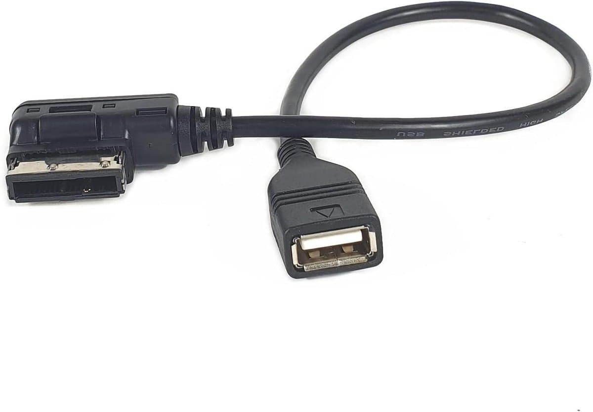USB Adapter AMI - Muziek Streamer - Auto Muziek Afspelen - Playlist Weergave - 1 Aampère - Zwart