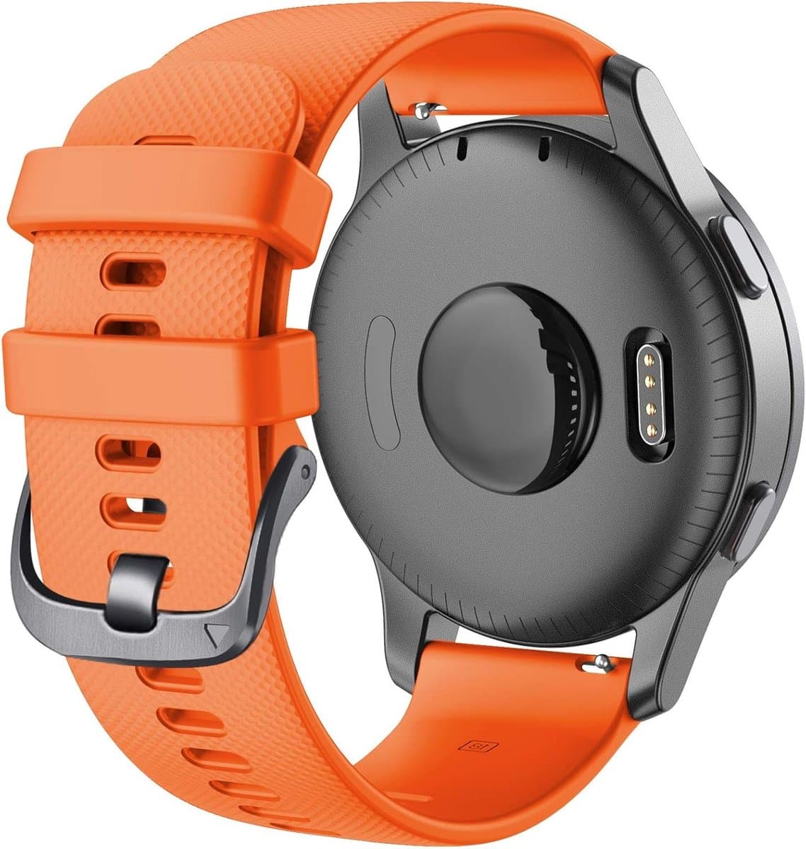 Verstelbare 18mm Snelle Ontgrendelband voor Smartwatches zoals Vivoactive, Fossil Q en Xiaomi - Comfortabele en Duurzame Horlogeband