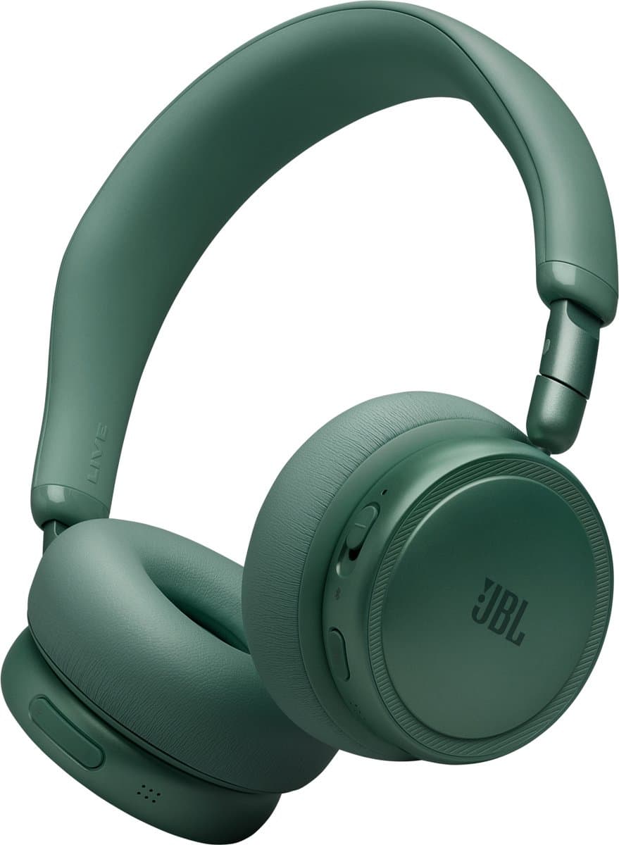 JBL Live 680NC - Draadloze Koptelefoon met Noise Cancelling - Bluetooth – On Ear - 80 uur - Groen