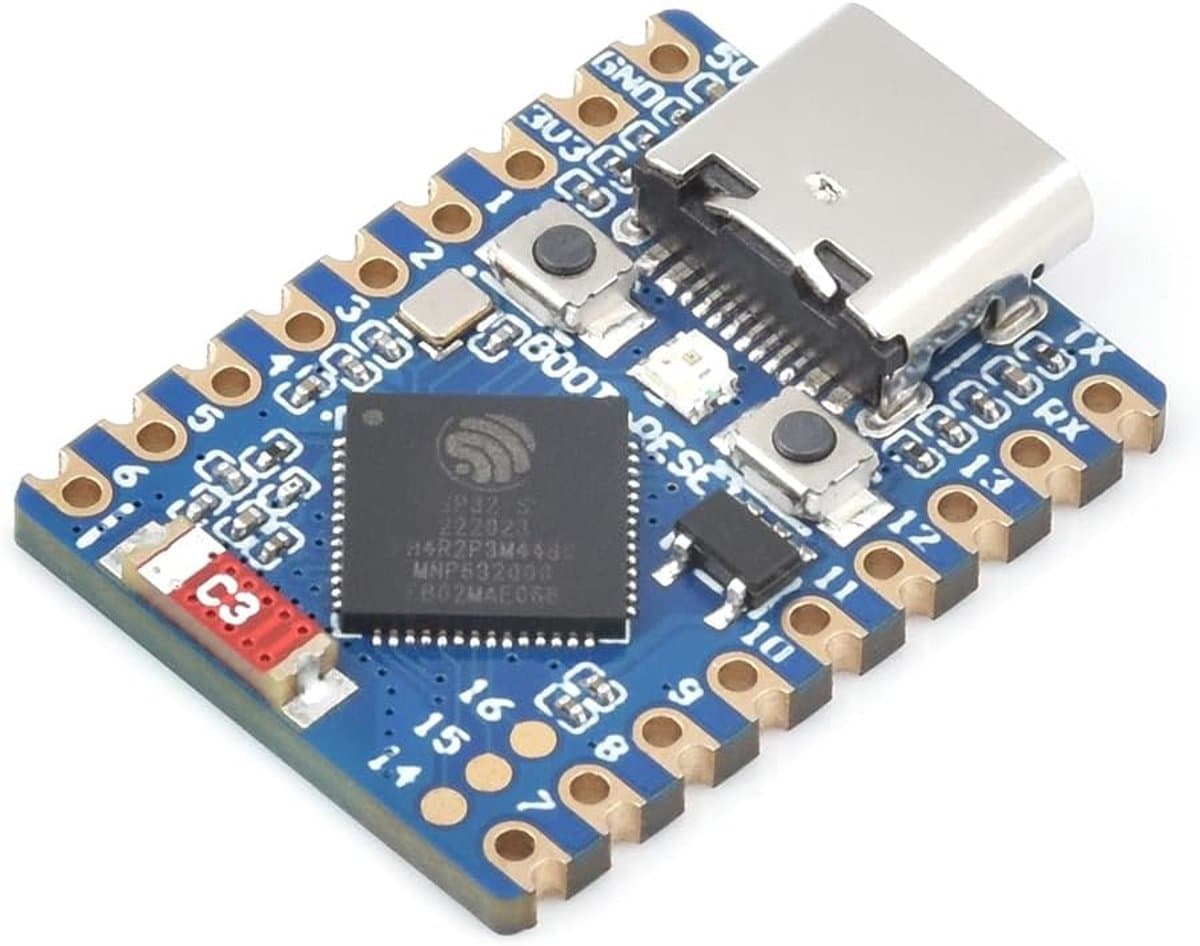 Mini Ontwikkelbord - Microcontroller Module - Elektronica Projecten - Dual-Core Processor - 2.34 x 1.78 cm - Groen