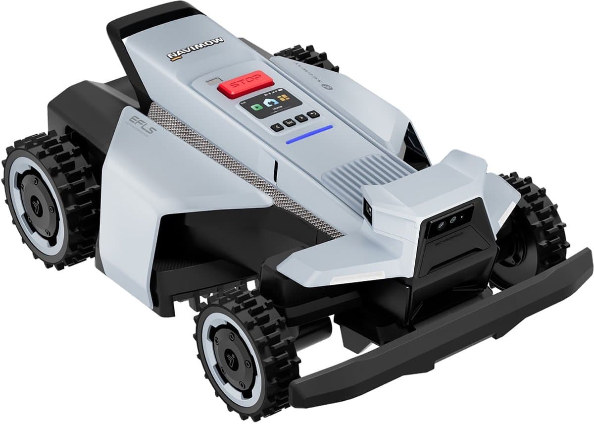 Segway Navimow X420E - nRTK+Vision - Robotgrasmaaier - Zonder Grensdraad & Zonder Antenne - Navigatie Zonder Satellieten - 2000m² - 55% Helling - AI Obstakelvermijding - Apple Find My - Super Stil 68dB - 3 Jaar Garantie