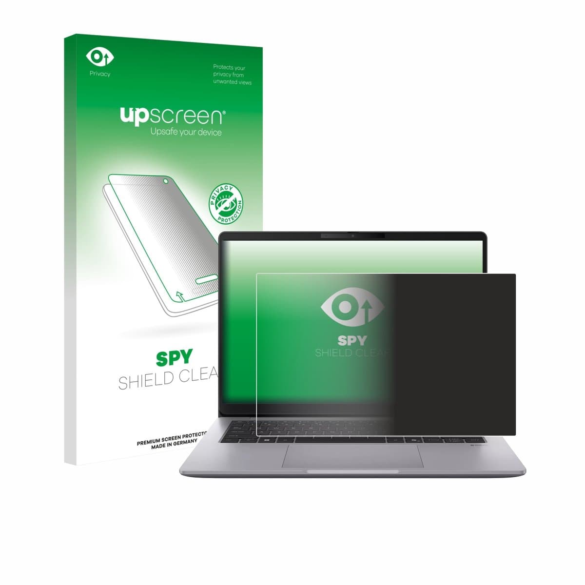 upscreen - privacy screenprotector voor ASUS ExpertBook P3 G2 - Folie Beschermfolie Blauwlichtfilter