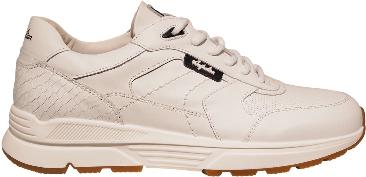 Australian witte leren heren sneakers - Covilha