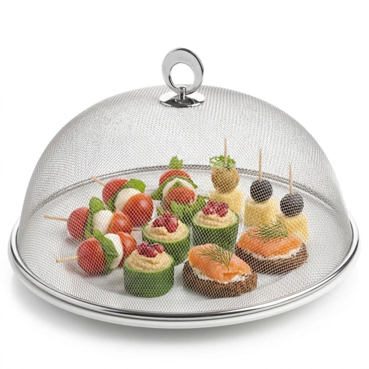 Secret de Gourmet RVS Voedseldeksel - 30 cm, Zilver