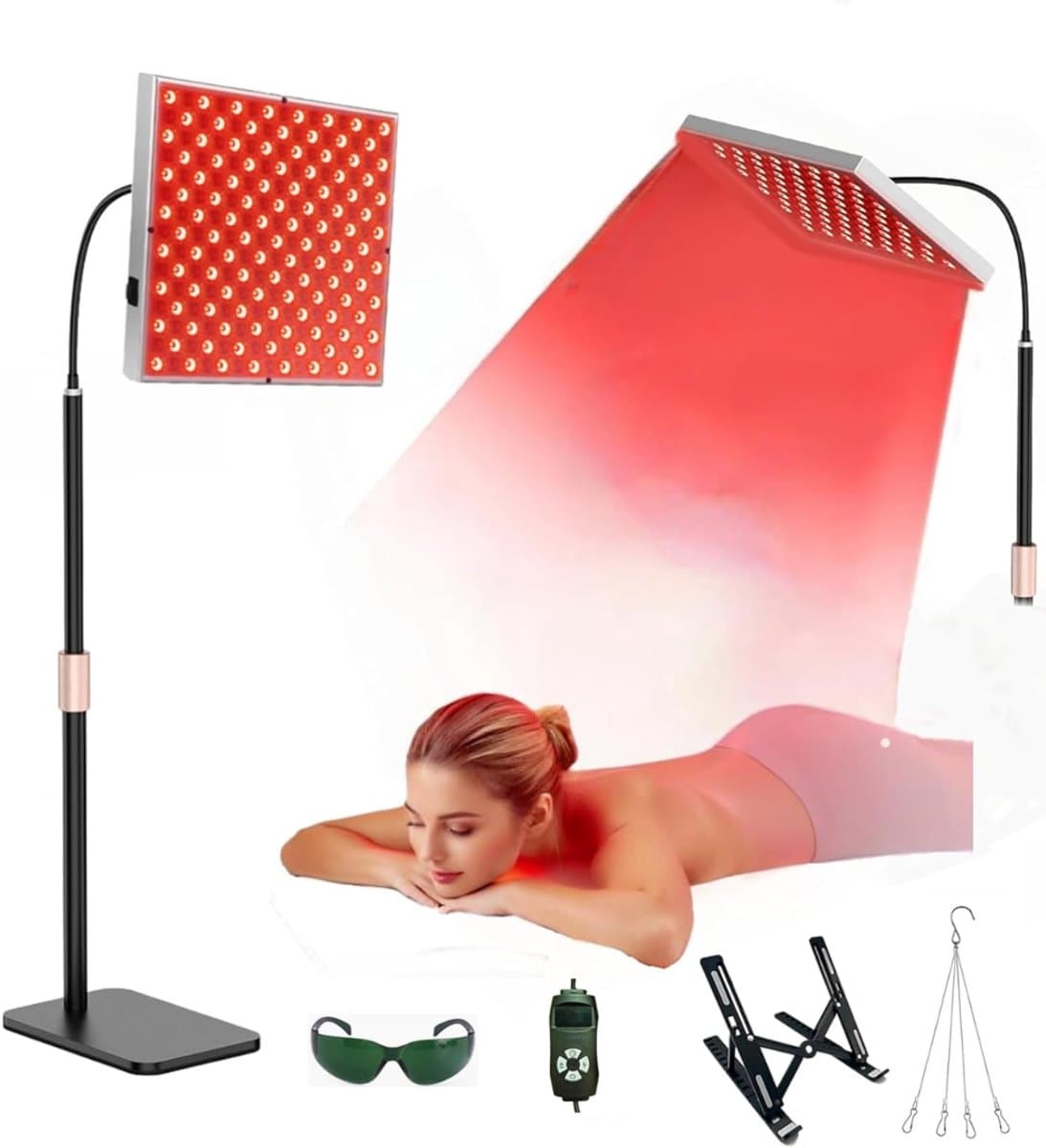 Nexvo® Infrarood lamp - Infraroodlamp -Rood - 43cm x 34cm x 12cm