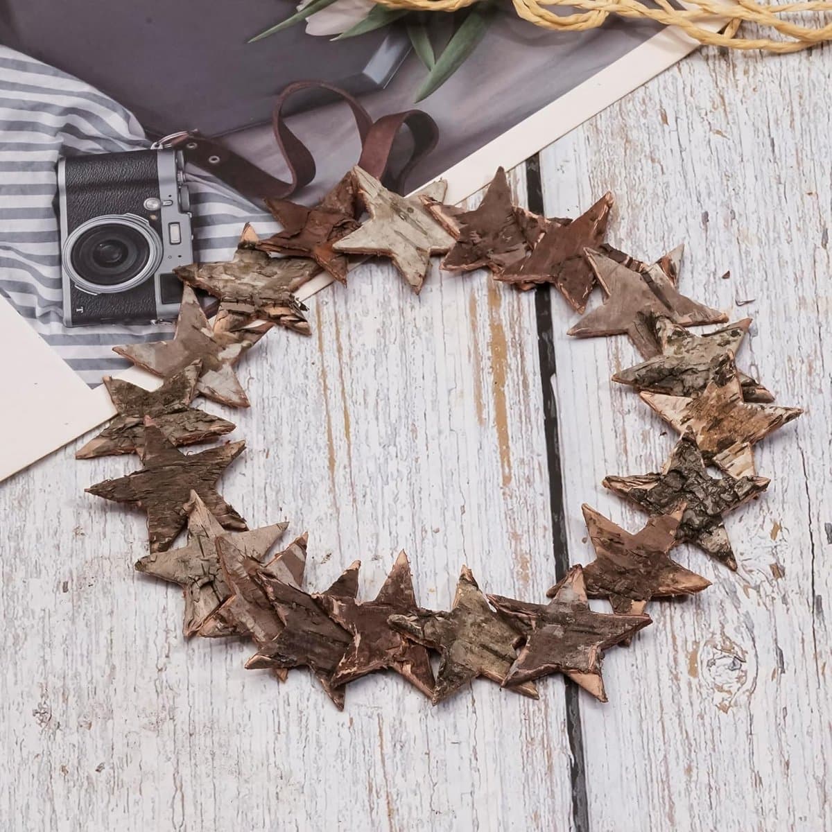70 Houten Hartjes Set (4 cm) - Birch Hout voor Knutselen, Bruiloft en Decoratie