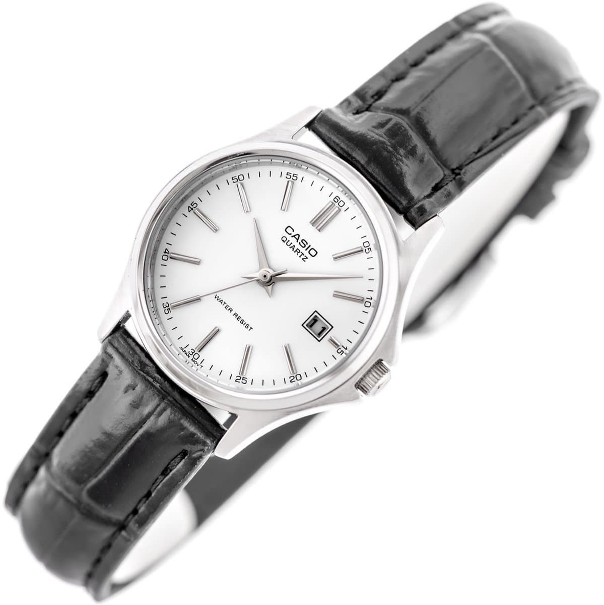 Casio LTP-1183E-7A - Dameshorloge - Minimalistisch - Klassiek - Bruin Lederen Band