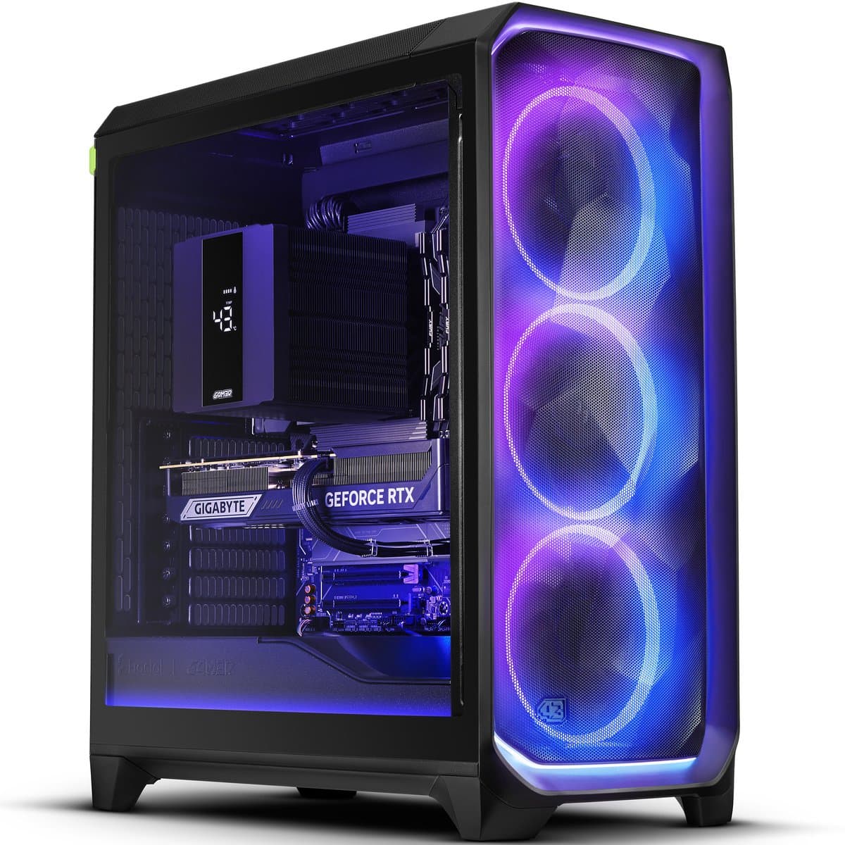G4M3R® Hero 2.0 – Intel Core i5-14400F - RTX 5060 8GB - 32GB RAM - 1TB SSD - ARGB-verlichting - Wi-Fi - Windows 11 – High End Gaming PC