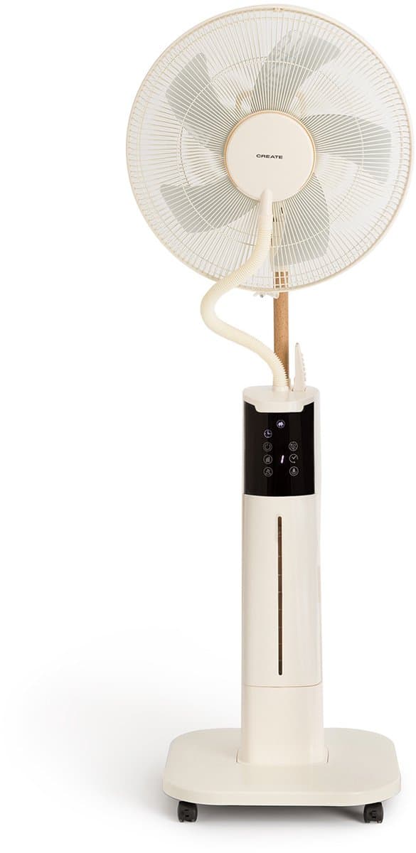 CREATE - Oscillerende ventilator en nevelblazer met afstandsbediening - AIR MIST PRO