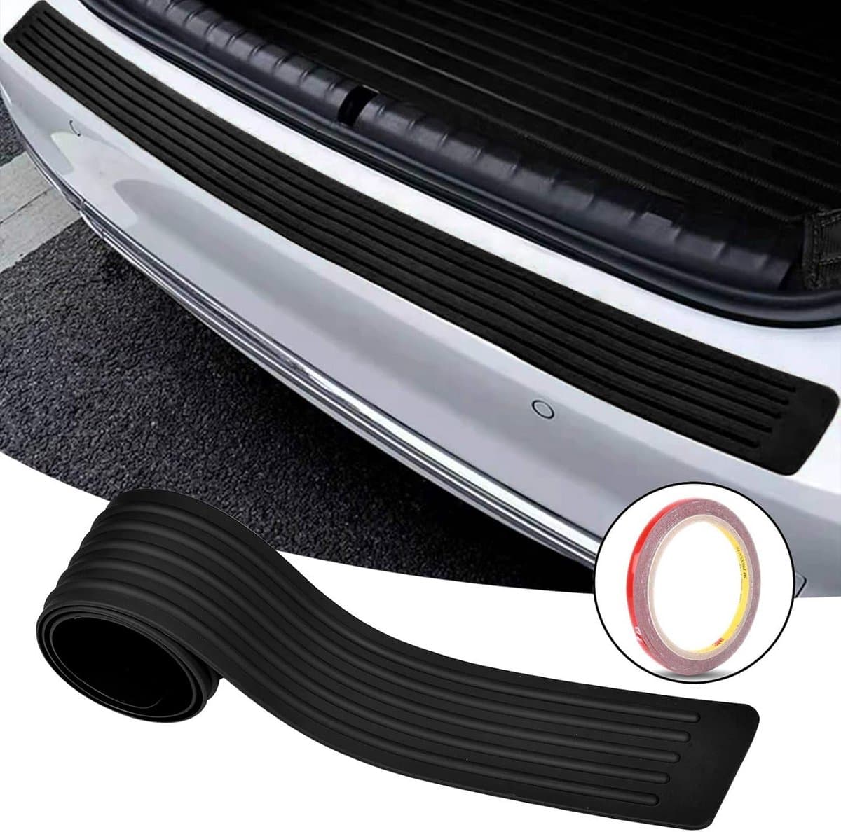 Universele Rubberen Bumperbeschermer voor Auto en SUV Achterklep