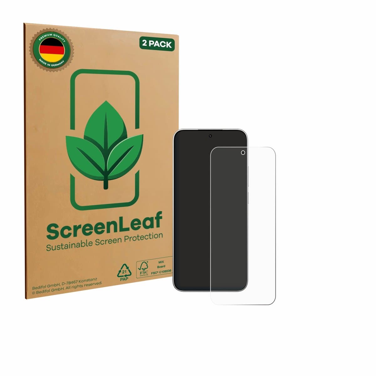 ScreenLeaf - Screenprotector voor Xiaomi 15T - Duurzame schermbescherming Folie Beschermfolie transparant 2 Stuks