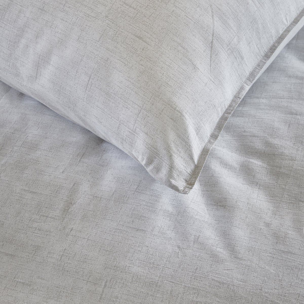 Damai Ebba 1-persoons dekbedovertrekset 155x220cm bio katoen gebroken wit + 1 kussensloop 60x70