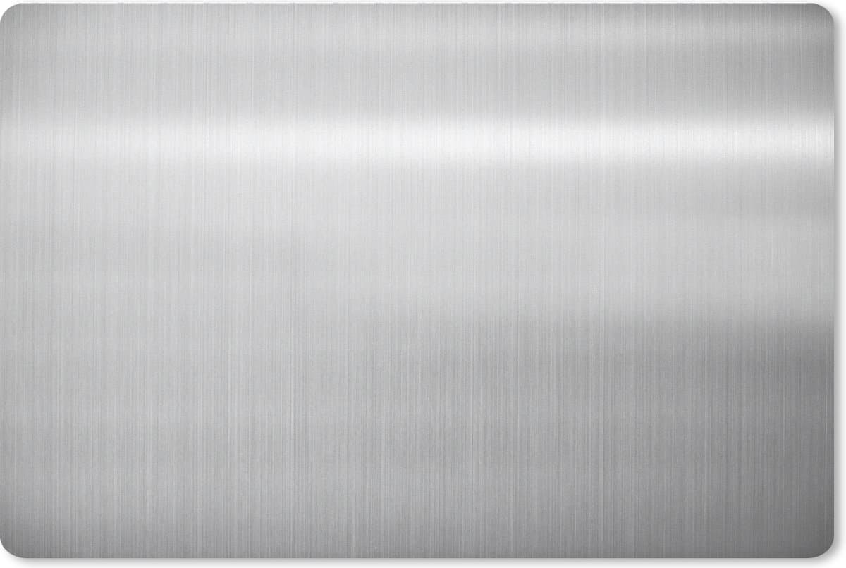 Muismat XXL 120x80 cm - Bureau onderlegger - Bureau mat Metaal print - Zilver - Grijs - Bureaumat - Gaming mousepad xl - Bureaulegger groot - Computer deskmat