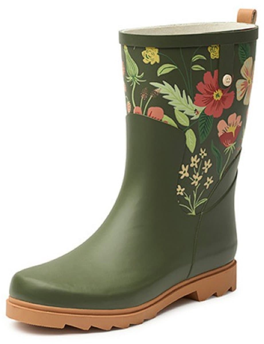 Gevavi dameslaars - rubber - Lent - groen - kuitmodel - maat 37