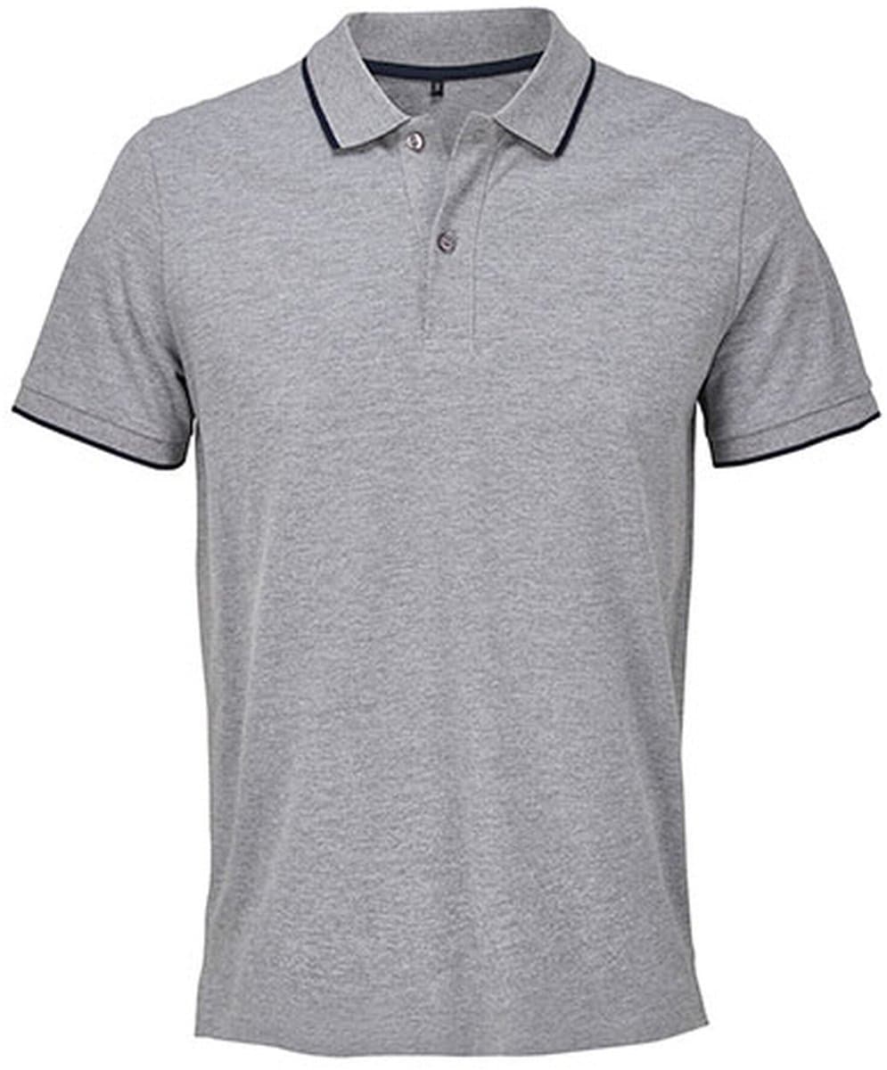 SOL'S Unisex Polo Shirt Palermo L04769 - Grey Melange/French Navy - XXL
