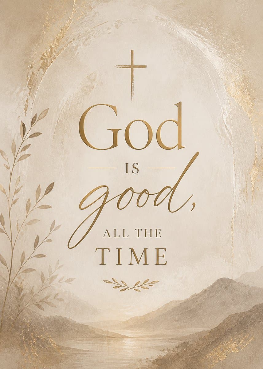 Melli Mello God is Good Christelijke Wall Art - Plexiglas / 70x100 cm