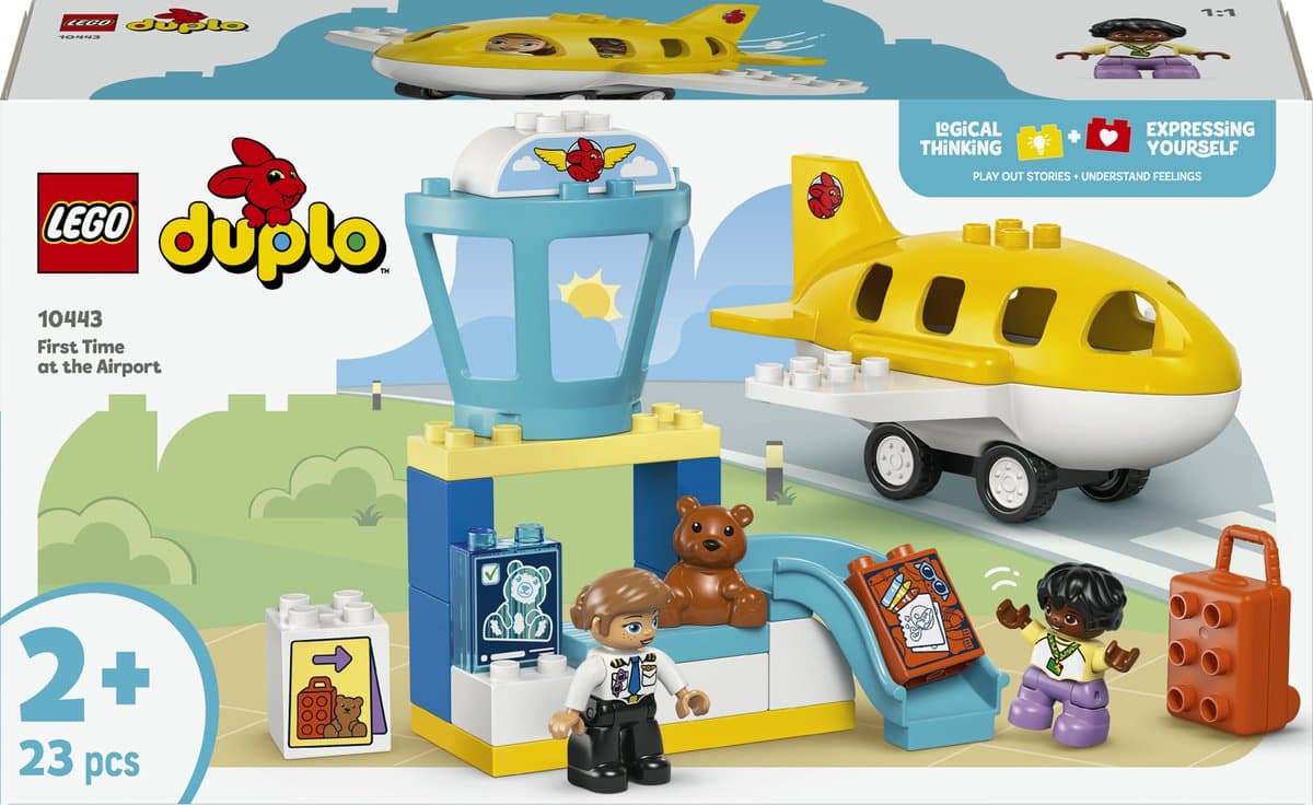LEGO DUPLO Town 10443 Voor het eerst op het vliegveld