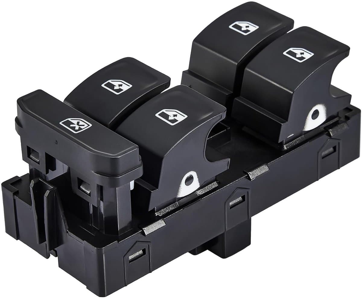 Elektrische raamschakelaar, elektrische raamschakelaar linksvoor compatibel met Golf Mk7 Passat B8 Tiguan, raamschakelaar 5G0959857 5G0959857C 5G0959857B 5G0959857D