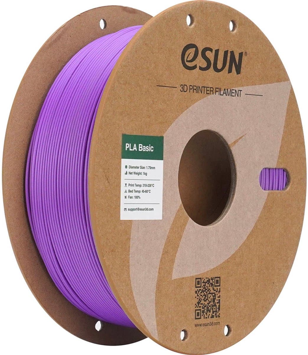 eSun PLA-Basic Druif paars / Grape purple 1 kg - 1.75mm - 3D printer filament