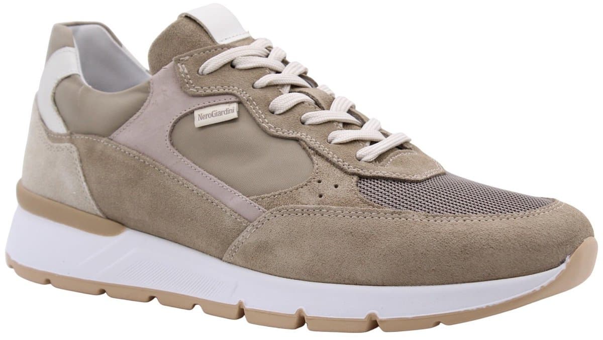 Sneaker Nerogiardini Arold Velo T.Dragon Fango 5046 Nepal Tortora T.New - Fashion Wear - Volwassen