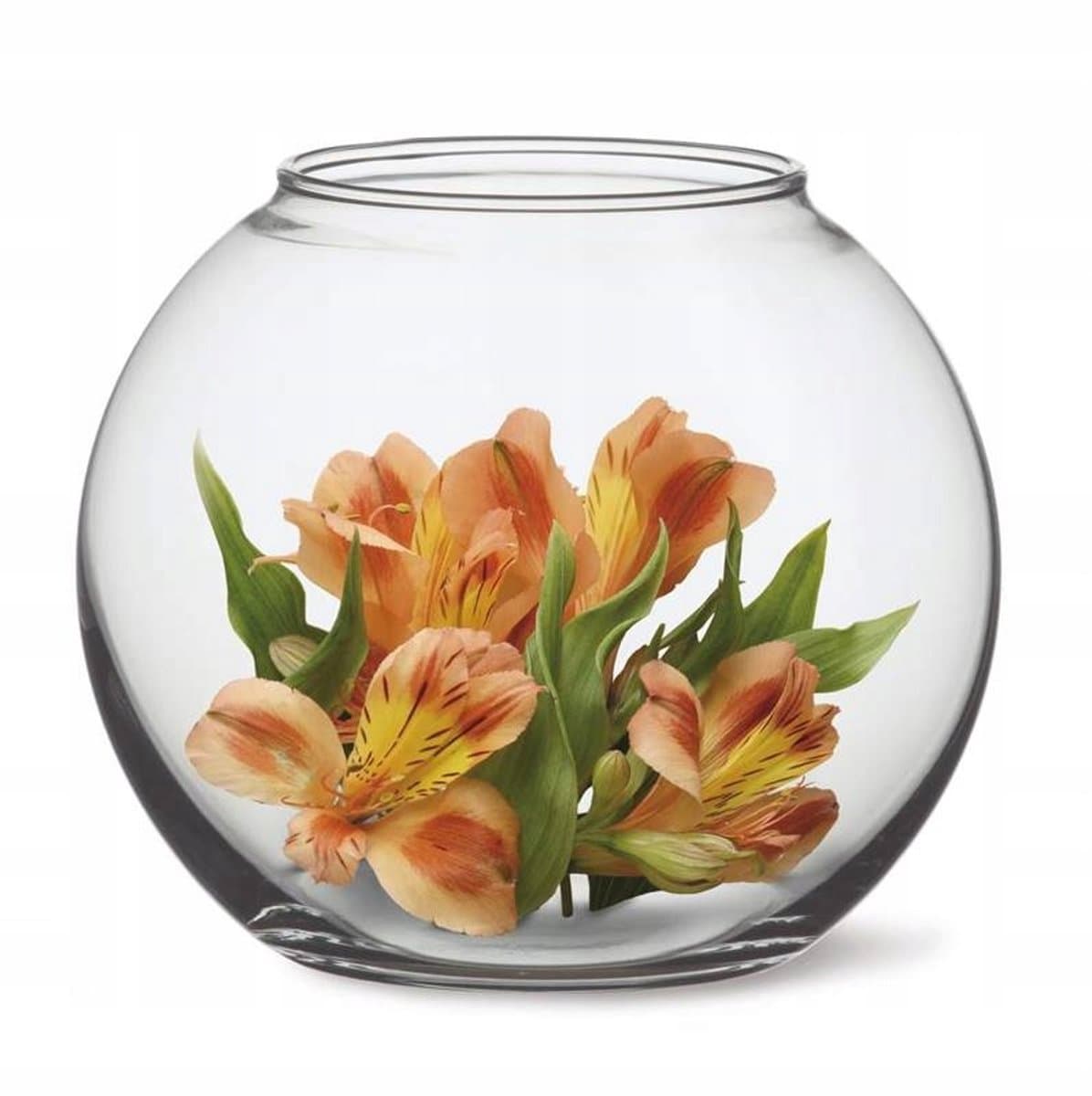 Glazen Vaas Globe 16,4cm - Stijlvolle Bloemdecoratie