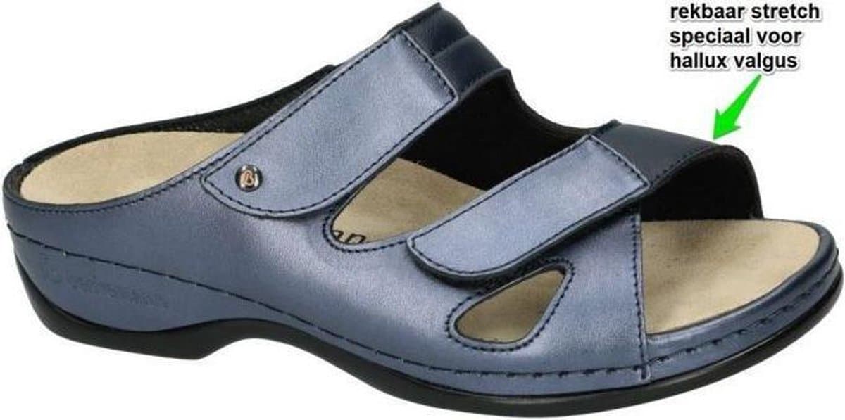 Berkemann 01027 Janna - Damesslipper - 371-Blauw
