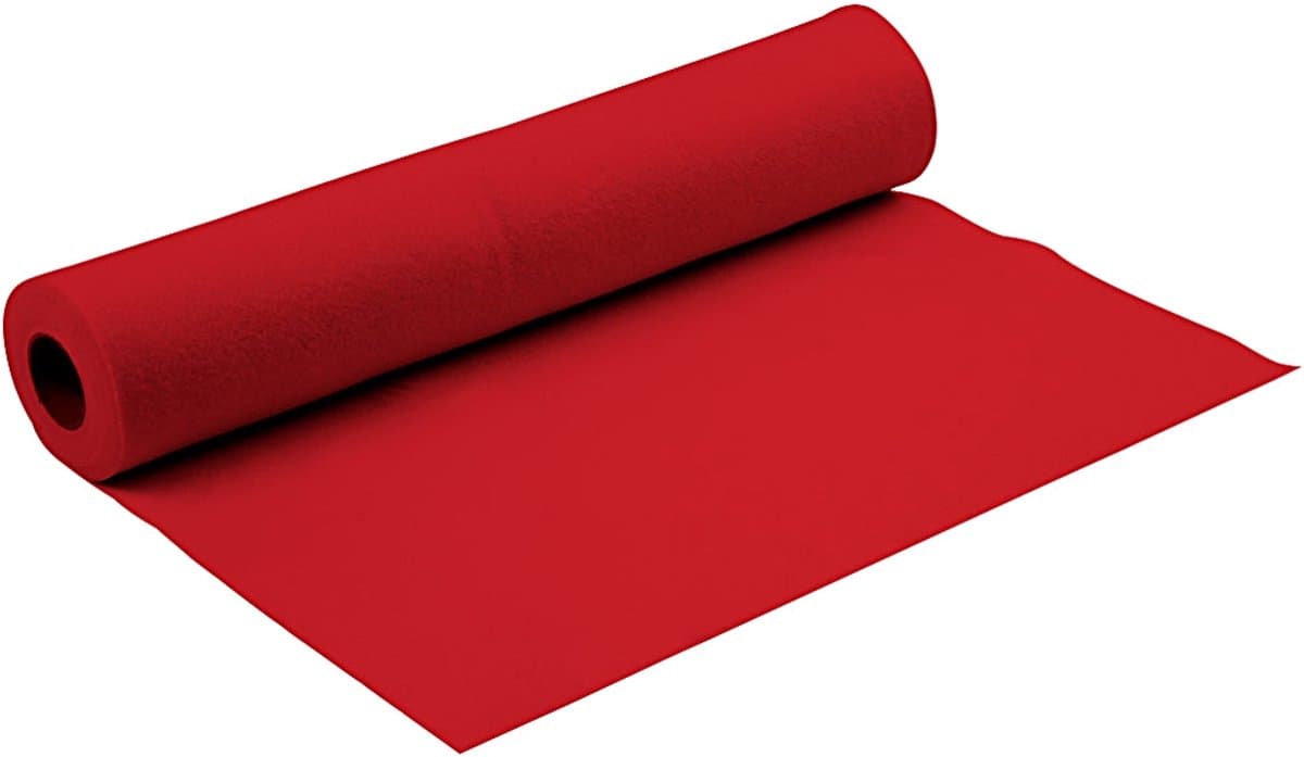 Creotime Hobbyvilt Felt 500 X 45 Cm Rood