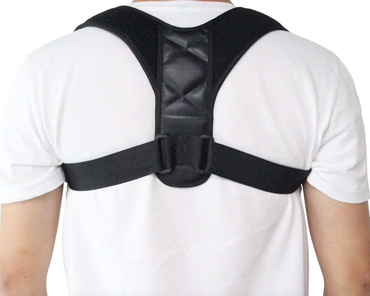 Brace voor rug ondersteuning Postuur Houding correctie Corrector Rugband Rugsteun / L-size / HaverCo