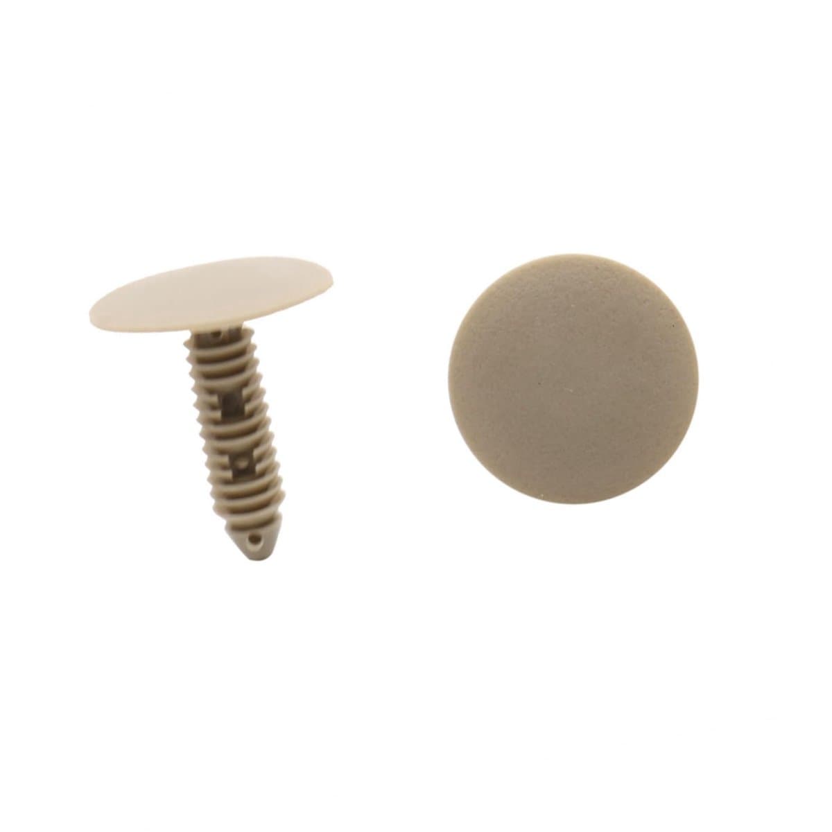 Dailygoods- Klinknagels 50 stuks - Kunststof Bevestigingselementen - 6,5 mm Gat - Voor Auto/Bussen/Vrachtwagens - Geschikt voor Montage - Kopdiameter 25 mm - Clip