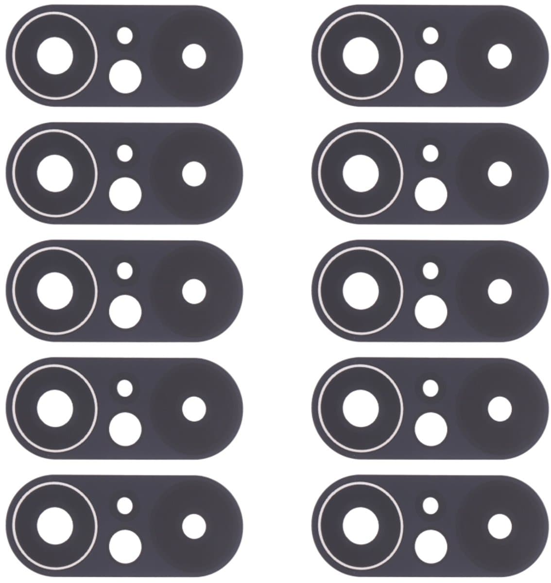 10 PCS Achtercameralens voor Geschikt voor Xiaomi Poco F3 M2012K11AG