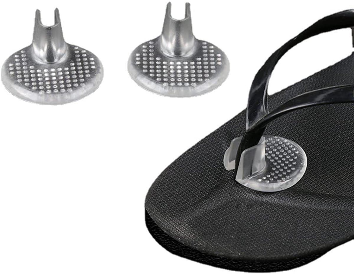Dailygoods- Teenslippers Dames/Heren - 6 Paar Siliconen Gel - Antislip - Transparant - Teenbescherming - Voetkussens - Flip-flops