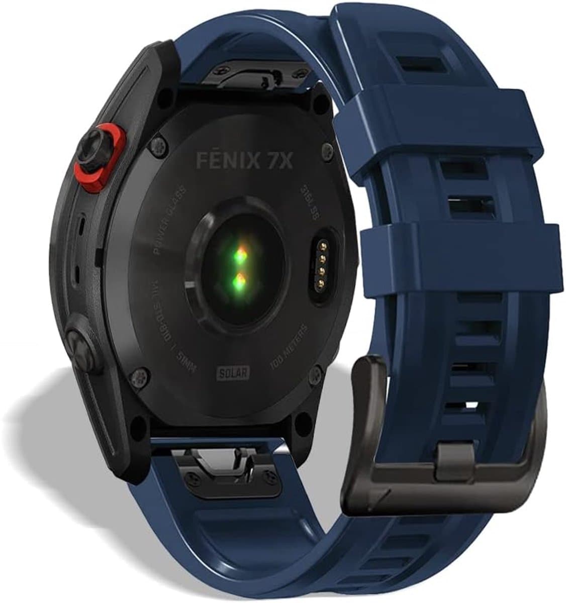 QuickFit armband 22 mm / 26 mm - siliconen - reservearmband voor Garmin - comfortabel voor dagelijks gebruik - ShopVlot