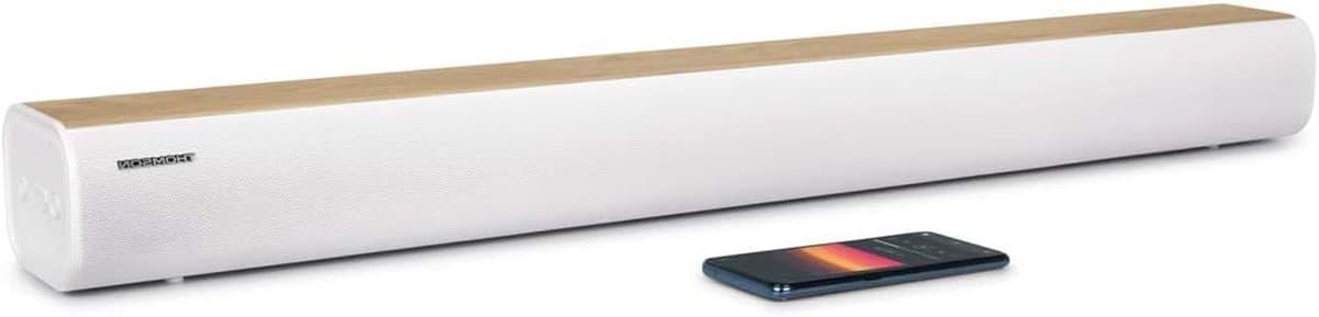 Soundbar - Muziekbox - Film Geluid Verbeteren - 200W Muziekvermogen - 85.5 cm - Wit Hout