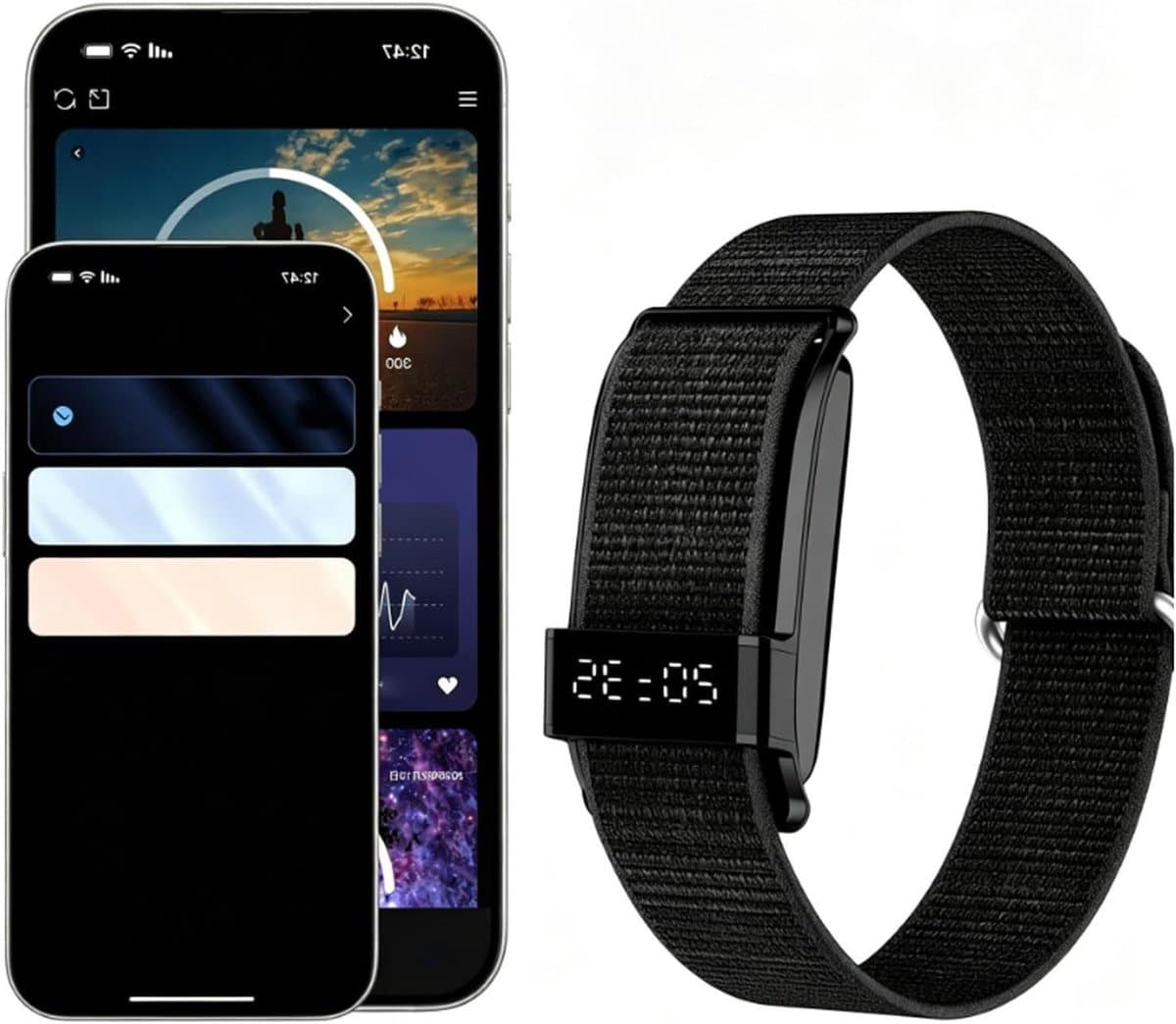 Slimme Armband - Fitnesstracker Activity Tracker - Gezondheid Monitoren - 150 Sportmodi - IP68 Waterdicht - Zwart