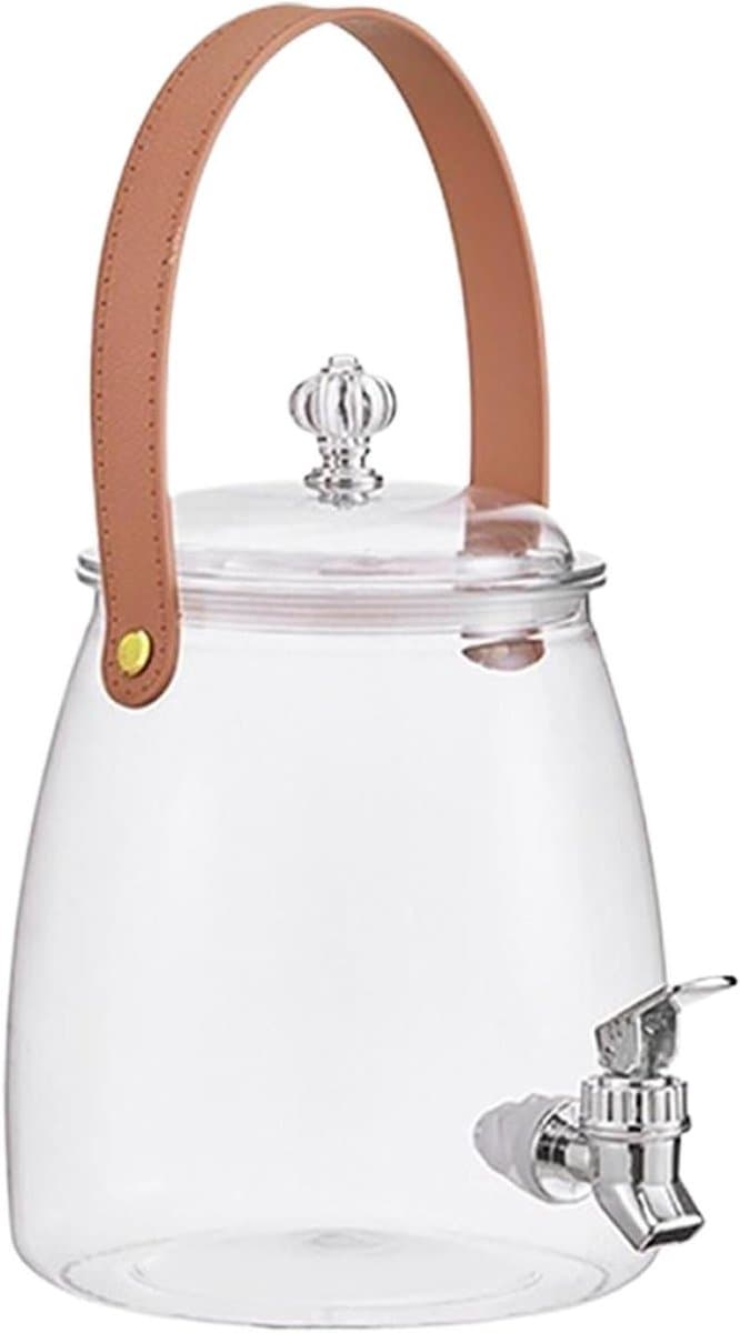 Drank Dispenser - Koelkast Kan - Dranken Serveren - Met Kraantje - 3L 5L 9L - Veelkleurig