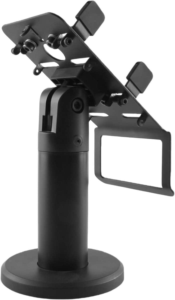 Kaartlezer standaard - Betaalautomaat houder - Efficiënte werkplek - 360 graden draaibaar - 175x155x10cm - Zwart