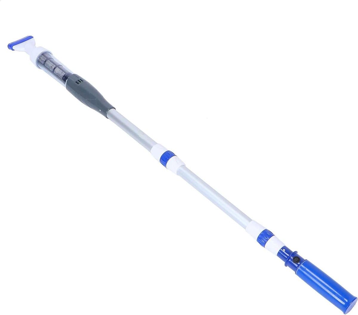 Elektrische Zwembadzuiger - Zwembadreiniger Stofzuiger - Zwembad Schoonmaken - Krachtige Zuigkracht - 78 x 14 x 7 cm - Grijs
