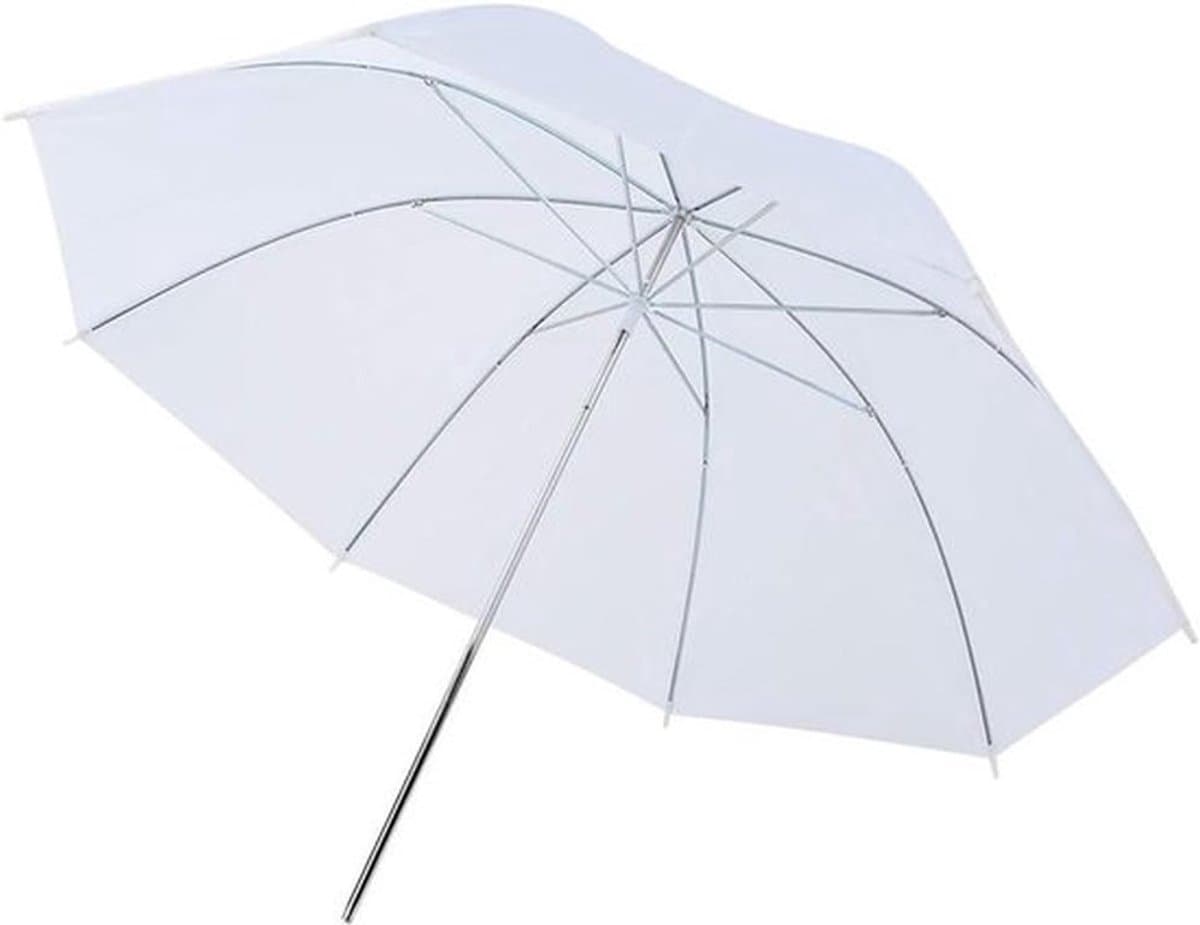 Zachte Compacte 33 inch Studio Paraplu voor Bruiloftsfotografie - Stilleven Fotografie Model met Statief - Zwarte Buitenkant