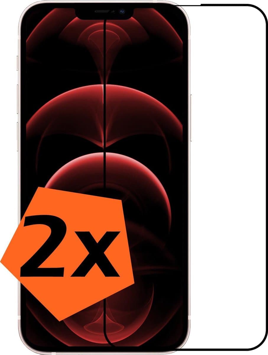 Screenprotector - 2 Stuks - Geschikt voor Apple iPhone 13 - Full Cover - Gehard Glas - Beschermglas - Tempered Glass - Screen Protector