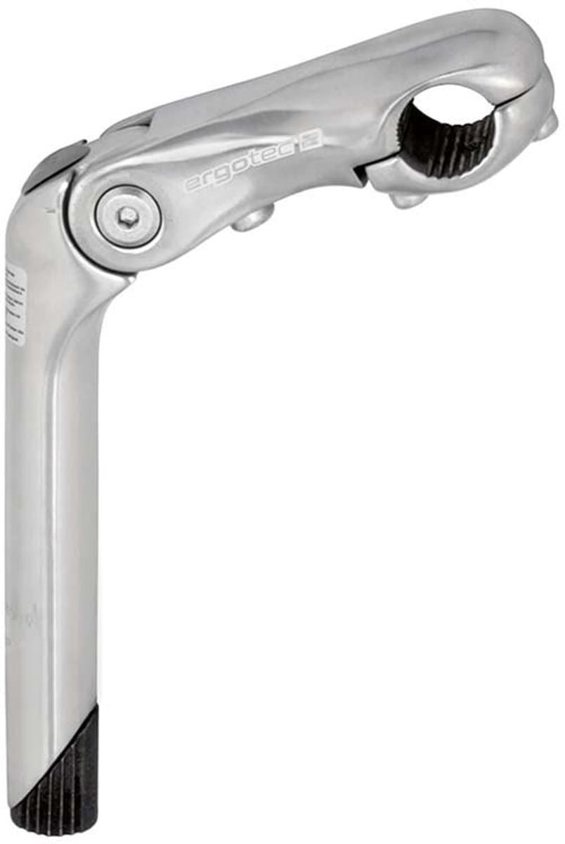Ergotec Kobra Vario 25.4 Mm Fiets Stuurpen Zilver 110 mm / -10º/+50º