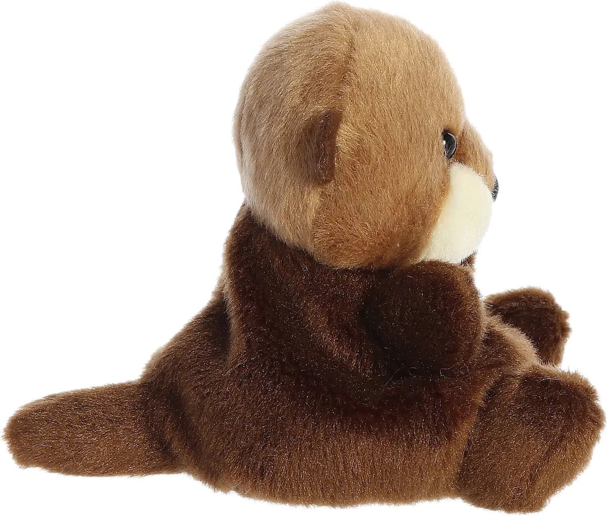 Aurora Palm Pals Serie - Wydra Knuffel - 12 cm - Bruin - Zacht