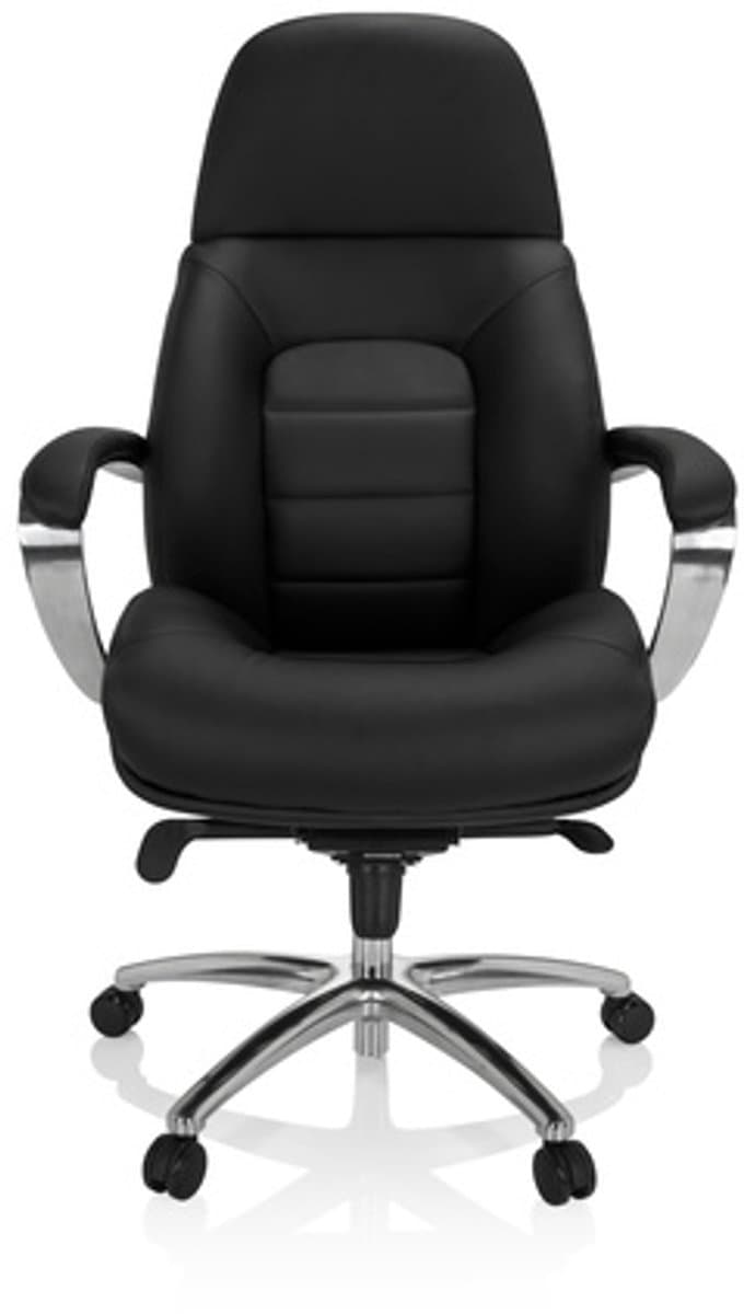 Bureaustoel / Directiestoel BRENTON XXL Kunstleder zwart hjh OFFICE