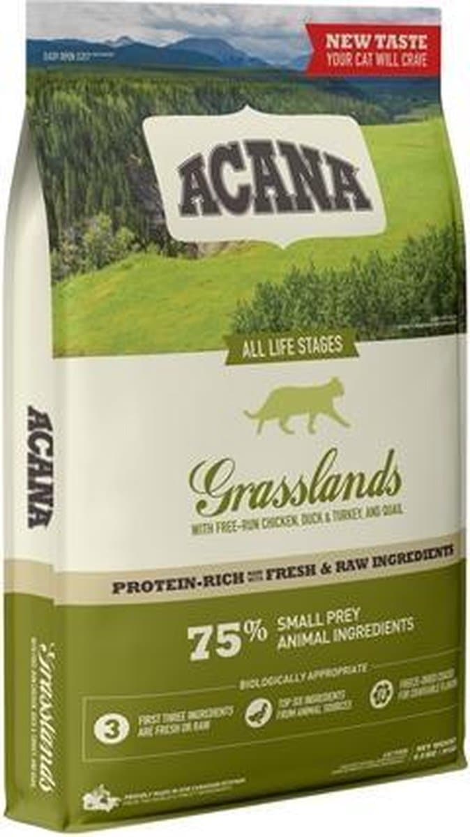 Acana cat grasslands - 4,5 kg - 1 stuks