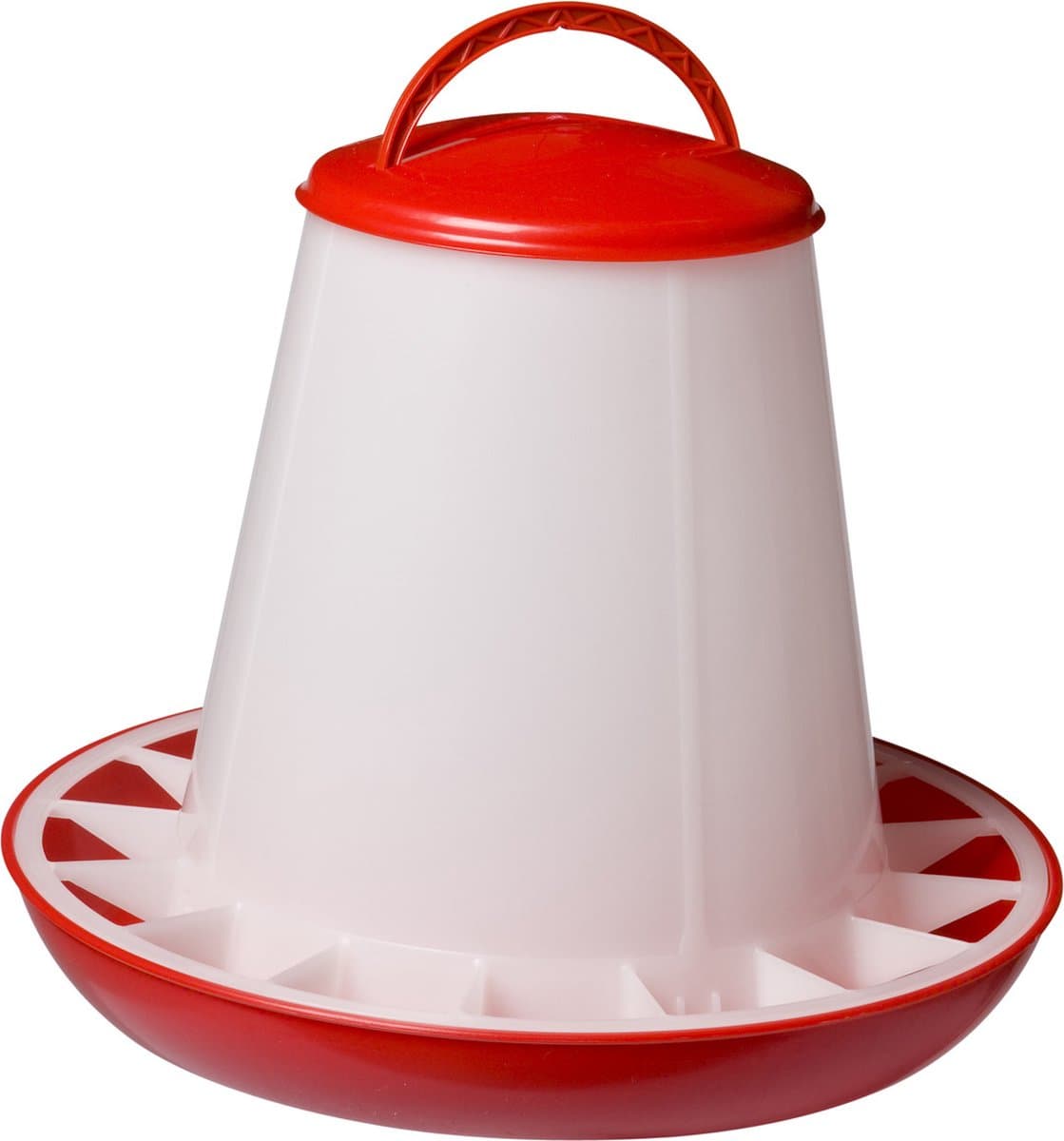Olba Plastic Voersilo - 3 kg - Rood